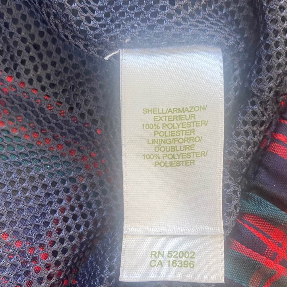 Liz Golf Plaid Half-Zip Women's Jacket - Picture 11 of 12